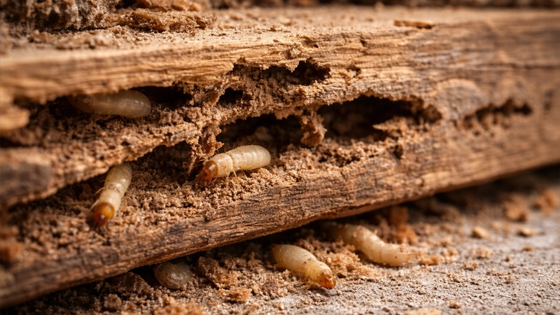 حشرات تخریب کننده و پوسیدگی چوب