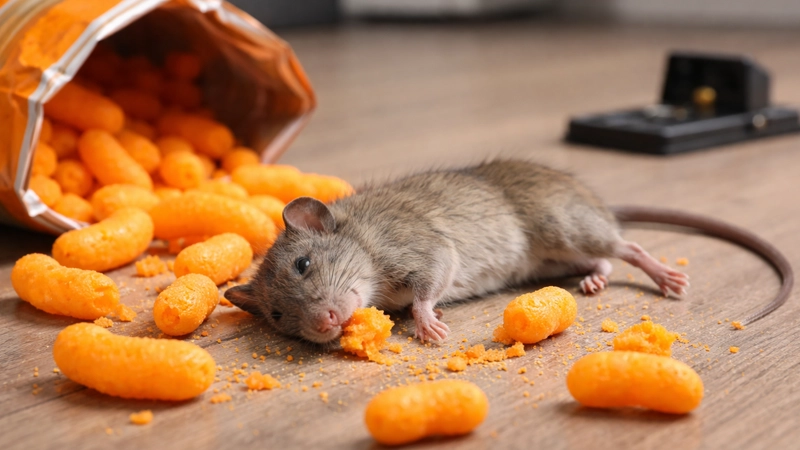 کشتن موش با پفک