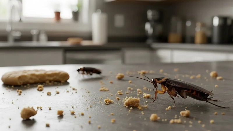 از بین بردن سوسک ریز کابینت