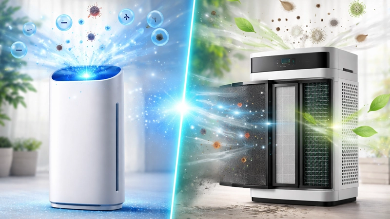 تفاوت دستگاه تصفیه هوا یونیزاسیون با فیلتراسیون