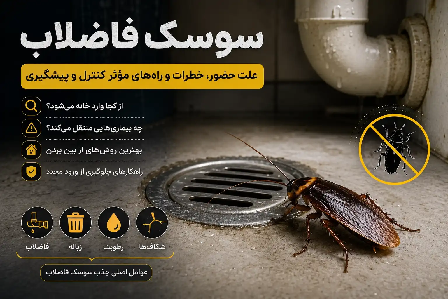 سوسک فاضلاب